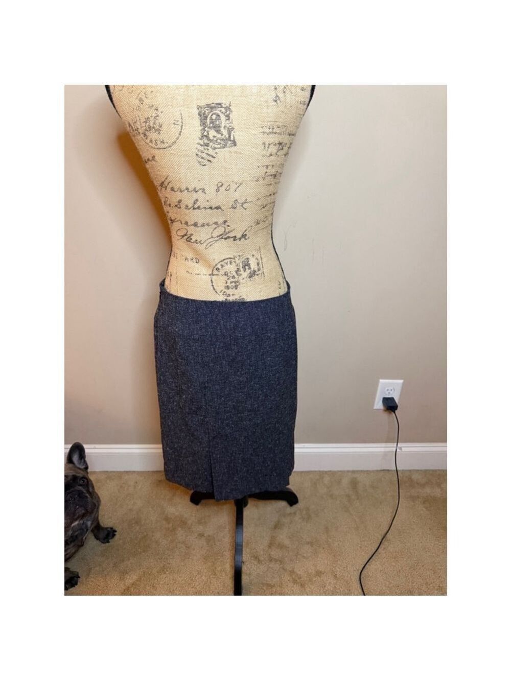 Anne Klein Gray Pencil Skirt Size M